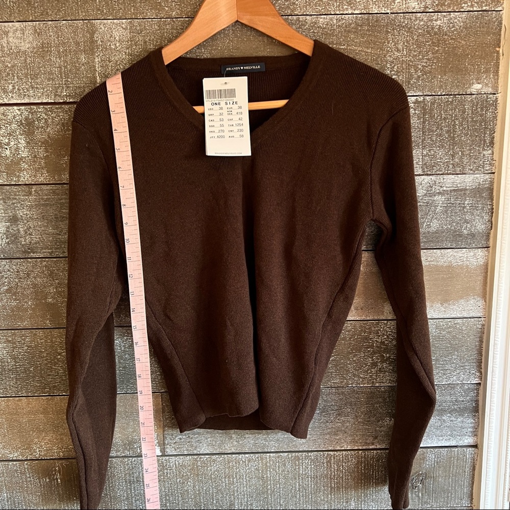 Brandy Melville knitted long sleeve